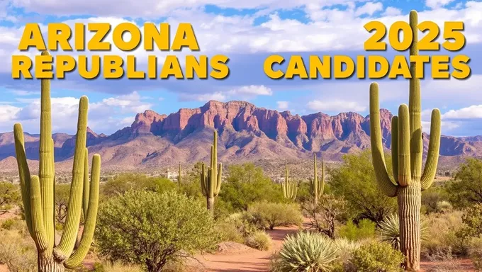 Arizona Republican Candidates 2025 Face Tough Election