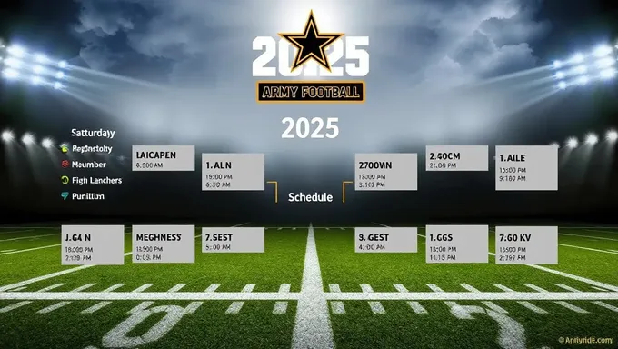 Army Football Schedule 2025: Game by Game