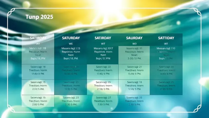 Atherton Baptist Church's 2025 Baptism Schedule