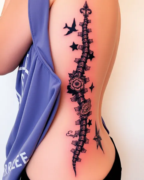 Attractive Spine Tattoo Ideas for Body Artistry