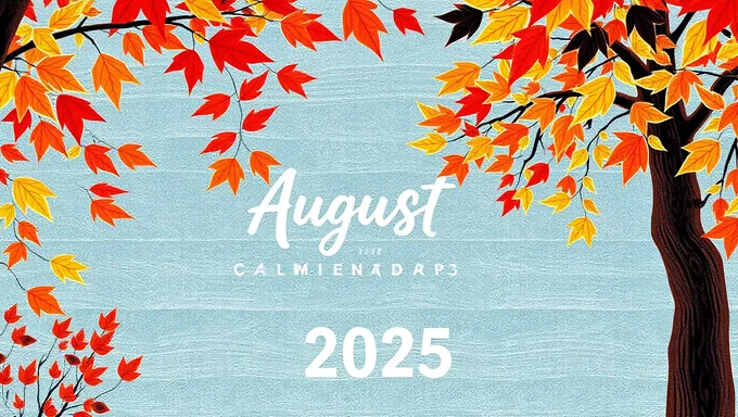 August 2025 Printable Calendar for Office Use