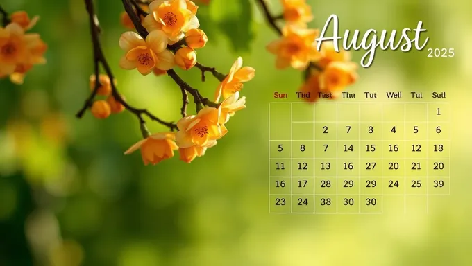 August 2025 Printable Calendar for Your Convenience