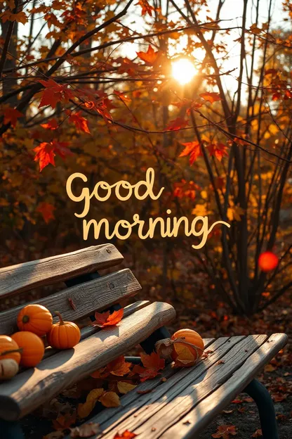 Autumn Good Morning Images: Images of Autumn Morning