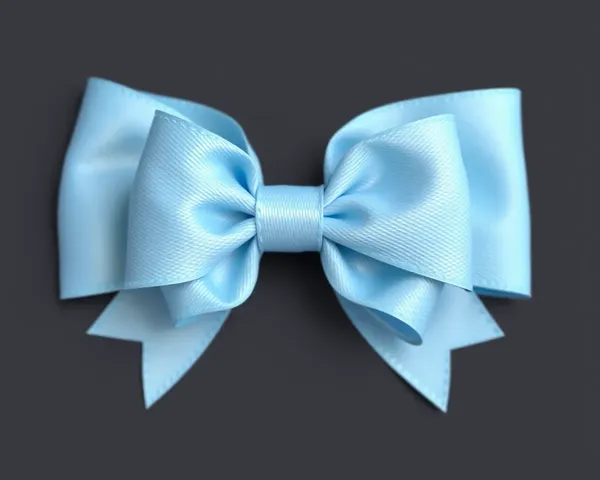 Baby Blue Bow PNG Free Download