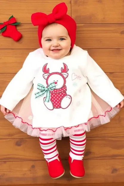 Baby Girl's Christmas Outfits for Festive Holiday Season