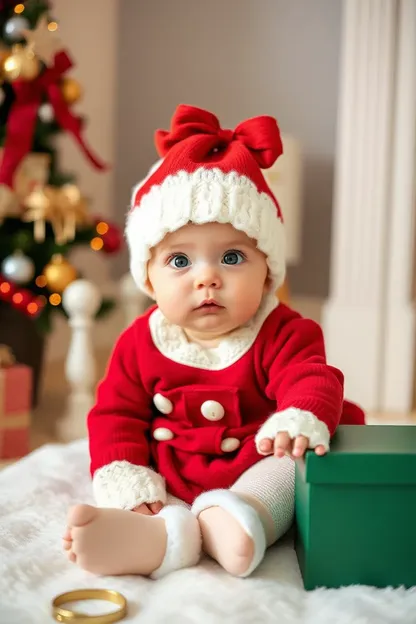 Baby Girl's Lovely Christmas Outfits for Joyful Holiday