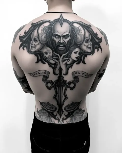 Back Tattoos Ideas for Guys