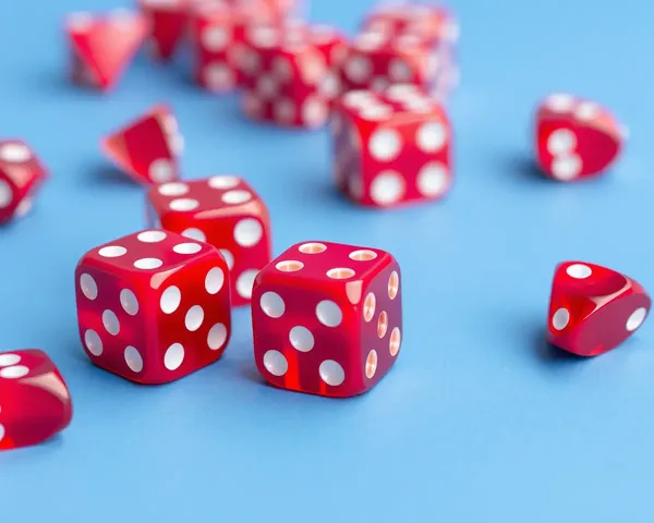 Background Red Dice PNG Image File Format Description