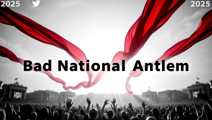 Bad National Anthem for 2025 Criticized