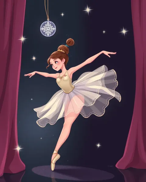 Ballerina Cartoon Images for Kids Fun