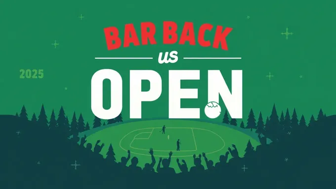 Barback US Open 2025 Tournament Dates Confirmed