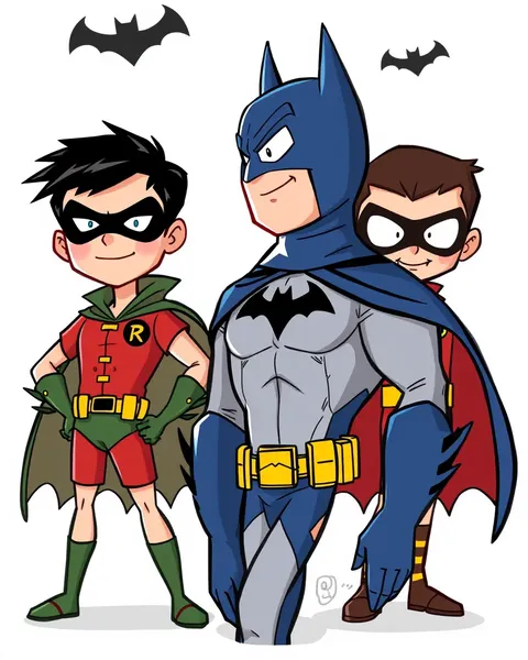 Batman Robin Cartoon Pictures for Android Phone