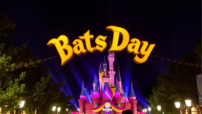 Bats Day at Disneyland in 2025 Theme