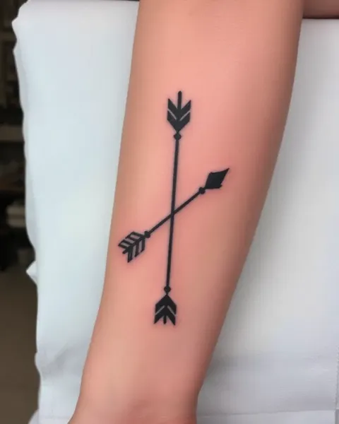 Beautiful Arrow Tattoo Designs for Arm and Leg