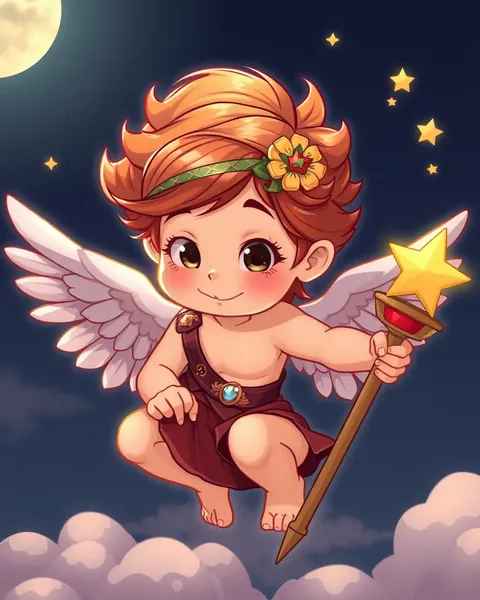 Beautiful Cartoon Pictures of Cupid's Wings