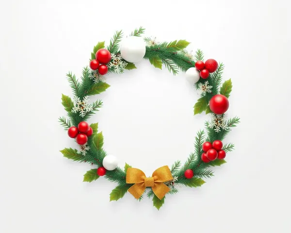 Beautiful Christmas Wreath PNG for Download