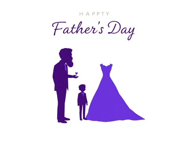 Beautiful Fathers Day Images PNG Card Designs