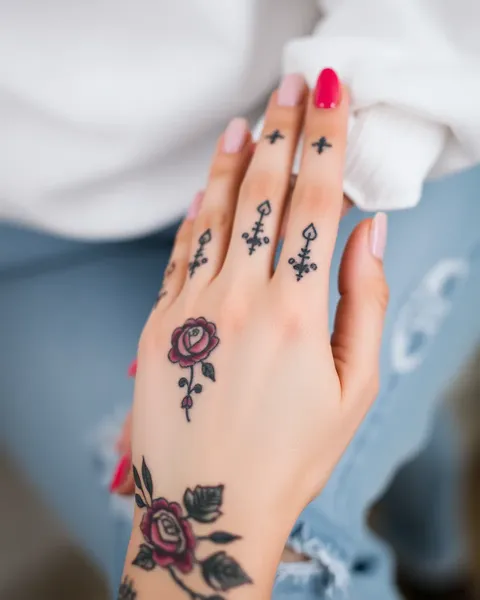 Beautiful Feminine Hand Tattoos for Women