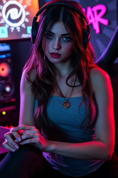 Beautiful Gaming Girl Wallpaper for Your Visual Pleasure