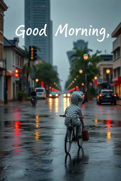 Beautiful Good Morning Rainy Day Images