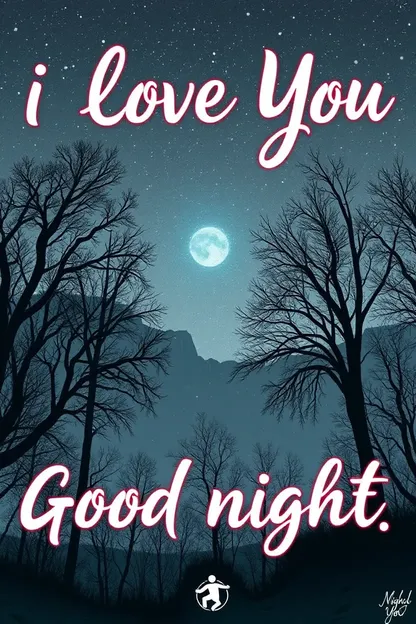 Beautiful Good Night Images with I Love You