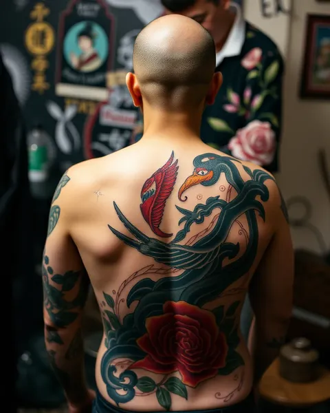 Beautiful Japanese Back Tattoo Designs for Sleeve Art