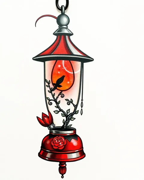 Beautiful Lantern Tattoo Art for Inner Peace and Harmony