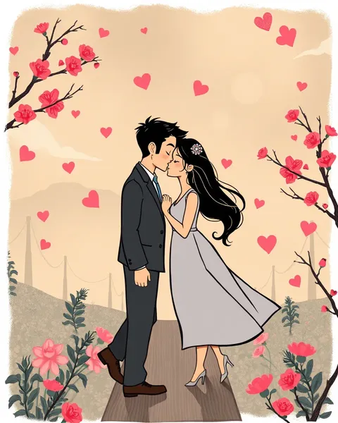 Beautiful Romantic Cartoon Pictures for the Heart