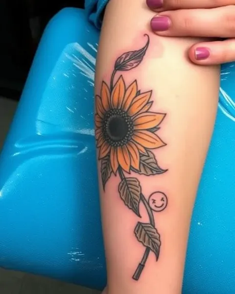 Beautiful Sunflower Tattoo Designs for Women