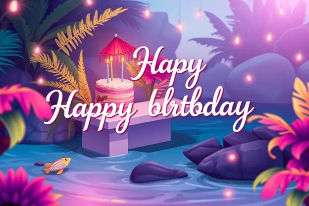 Beautiful Tropical Happy Birthday Photos