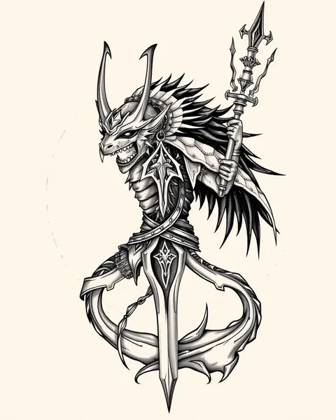 Beautiful Warrior Tattoo Designs for Women and Men