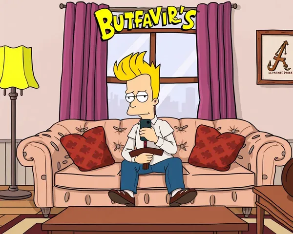 Beavis and Butt-Head's Couch Design Art PNG