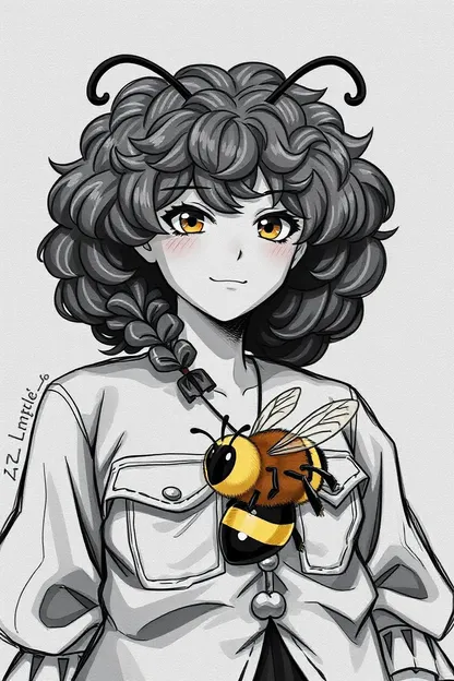 Bee Girl's Curly Custard Attracts Men