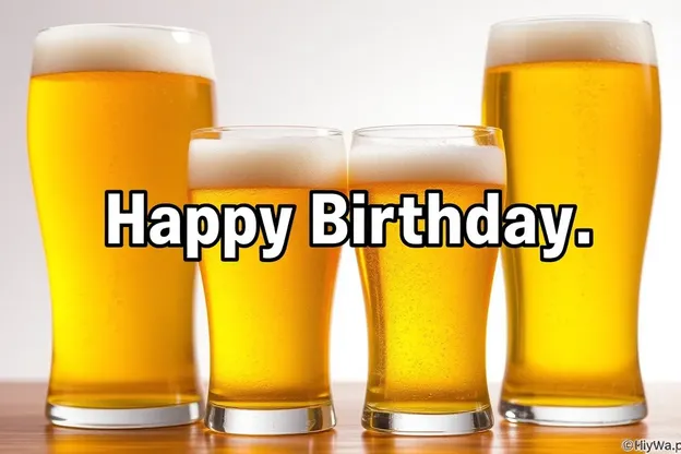 Beer Happy Birthday Images for Celebration Time