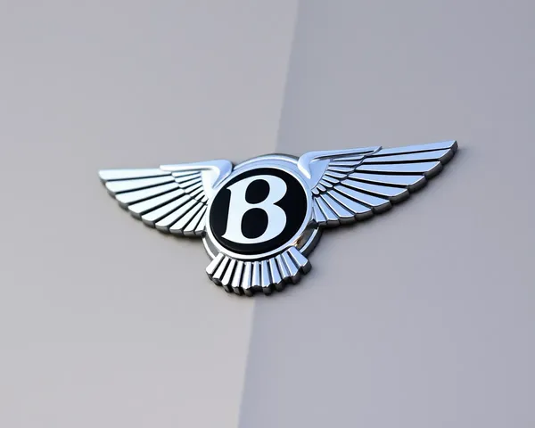 Bentley Chrome Logo PNG Image Appears