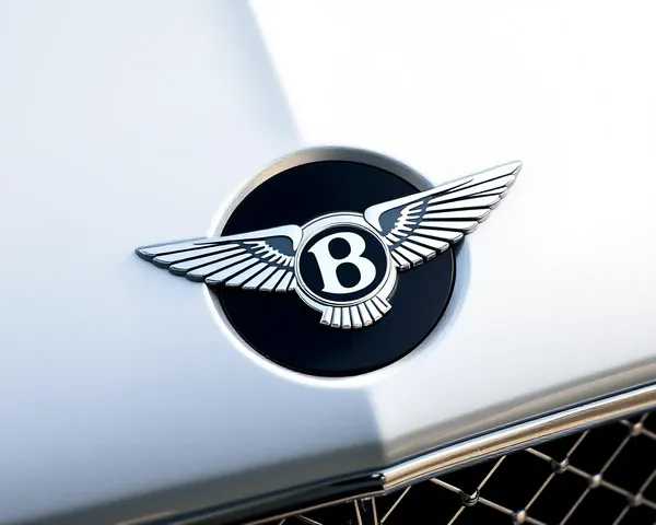 Bentley Chrome Logo PNG Image Appears