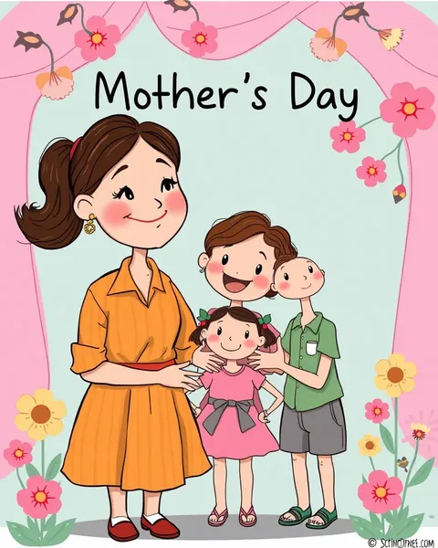 Best Cartoon Mothers Day Images for Mom's Birthday