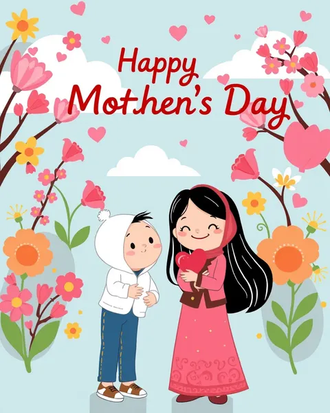 Best Cartoon Mothers Day Images to Share Love