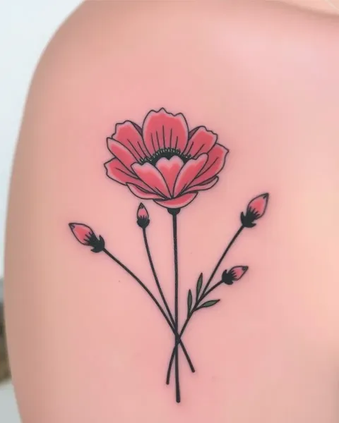 Best February Birth Flower Tattoo Ideas