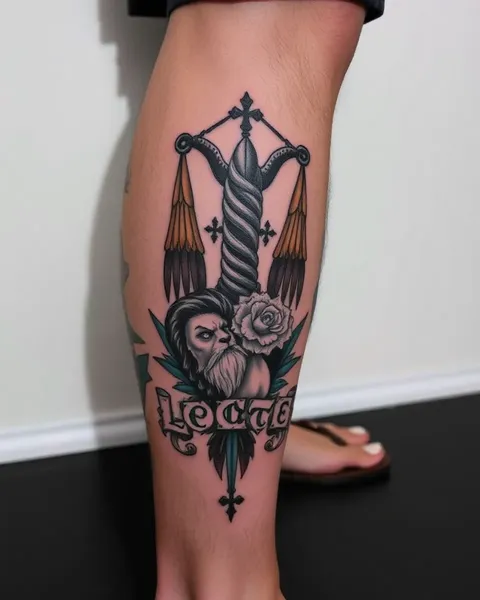 Best Men's Calf Tattoos Designs