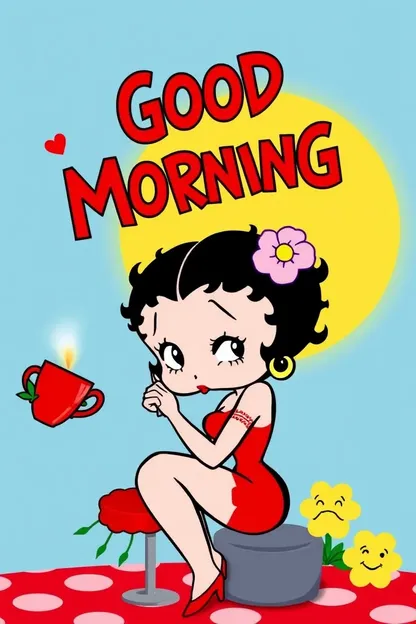 Betty Boop's Morning Images for Greeting