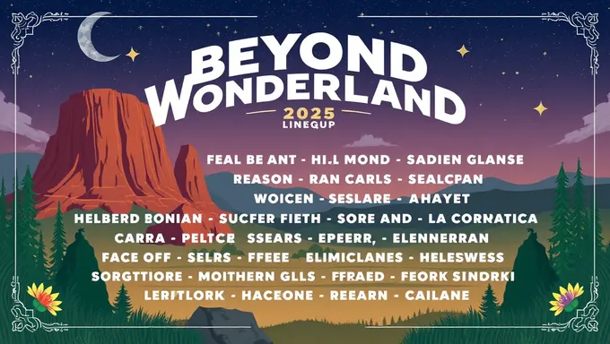 Beyond Wonderland 2025 Lineup Features Electronic and Hip Hop