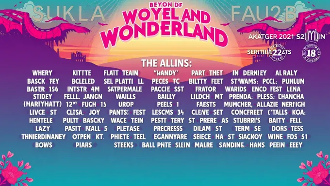 Beyond Wonderland 2025 Lineup Revealed with Exciting Acts