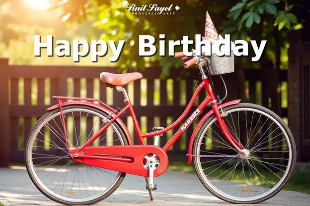 Bicycle Ride on Happy Birthday Celebration Images