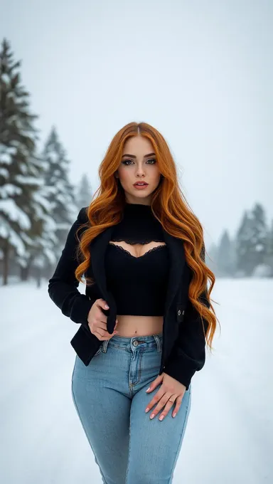 Big Boobs Redhead: Stunning Female Beauty