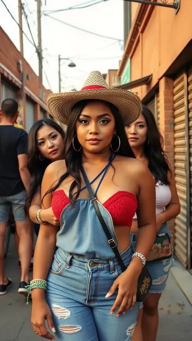 Big Mexican Boobs Unite for Fiesta Celebration