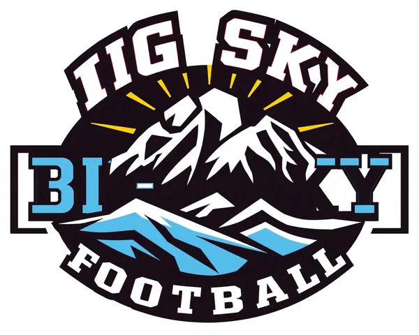 Big Sky Football Logo PNG Image Download