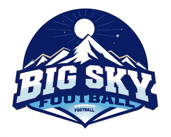 Big Sky Football Logo PNG Transparent