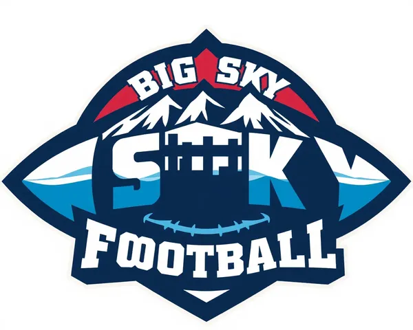 Big Sky Football Logo PNG Vector Format