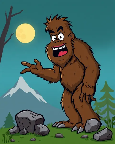 Bigfoot Cartoon Images for Fantasy Enthusiasts